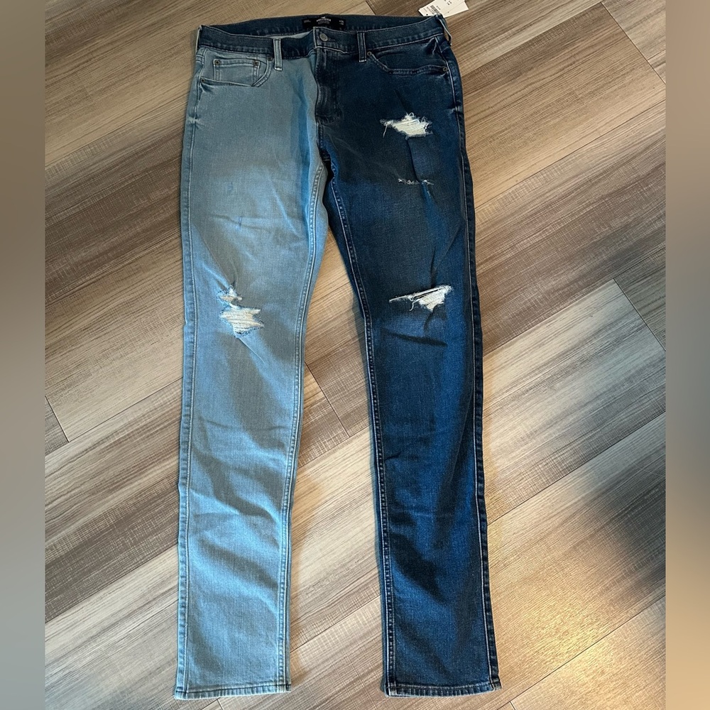 Men’s stacked skinny Hollister jeans